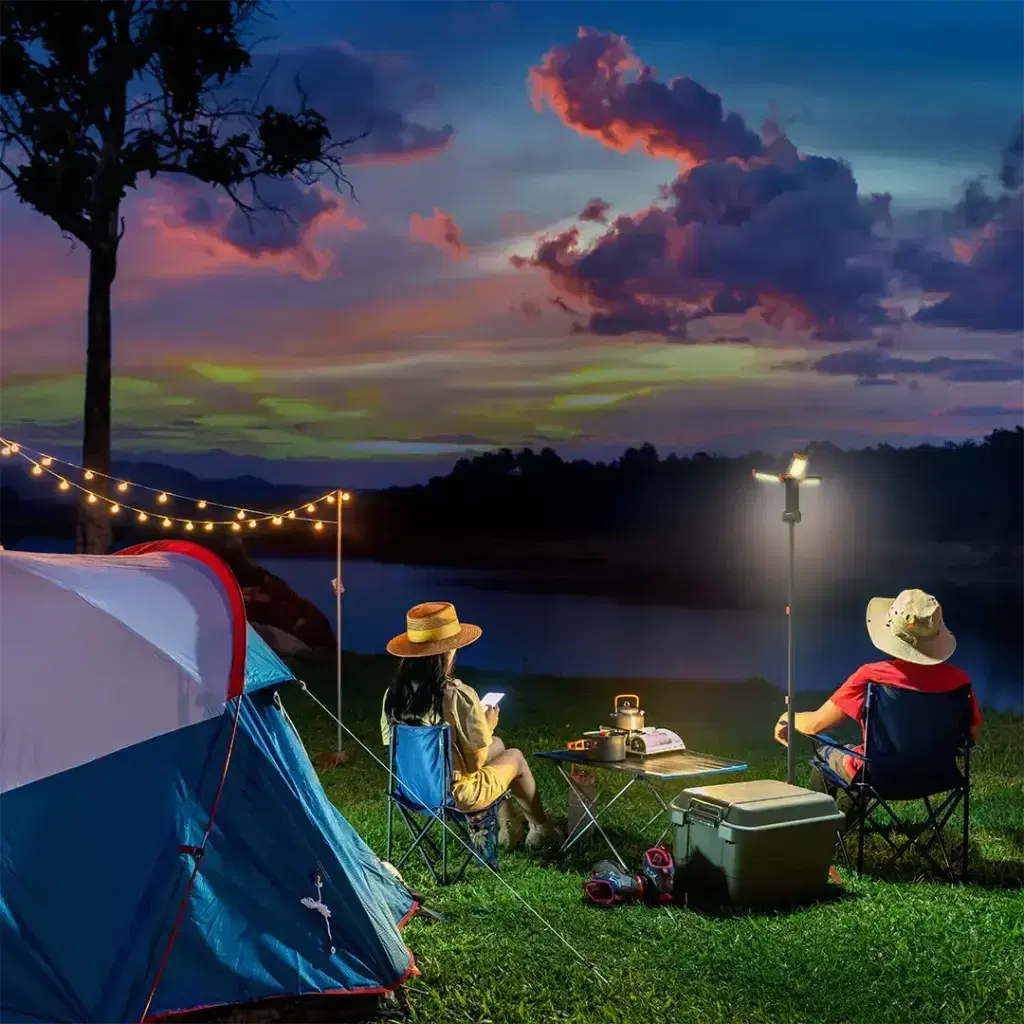Porodo Lifestyle 9000mAh Work Lantern Foldable Multi-Mode LED Light [O]- مصباح عمل بورودو لايف ستايل 9000 مللي أمبير قابل للطي - كفالة 24 شهر