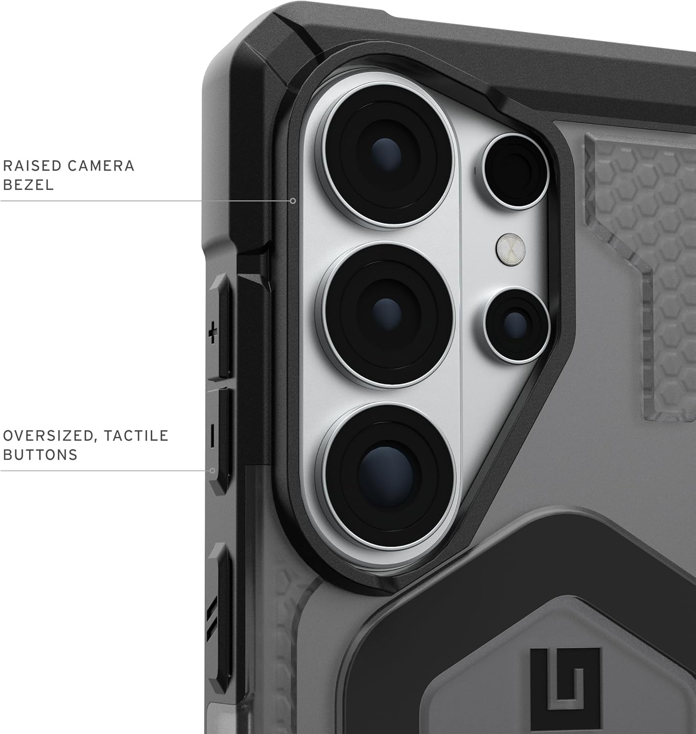 UAG Samsung Galaxy S26 Ultra Pathfinder Clear w/Magnet Case - Ash/Black [V] -  S26 كفر جلاجسي  - حماية عالية - ماغ سيف - سامسونج ألتر