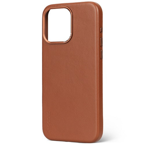 Decoded iPhone 15 Pro 15 Pro Max Leather Magsafe Case - Tan [V] - كفر ايفون 15 برو/15 برو ماكس - جلد - ماج سيف - تان [V]
