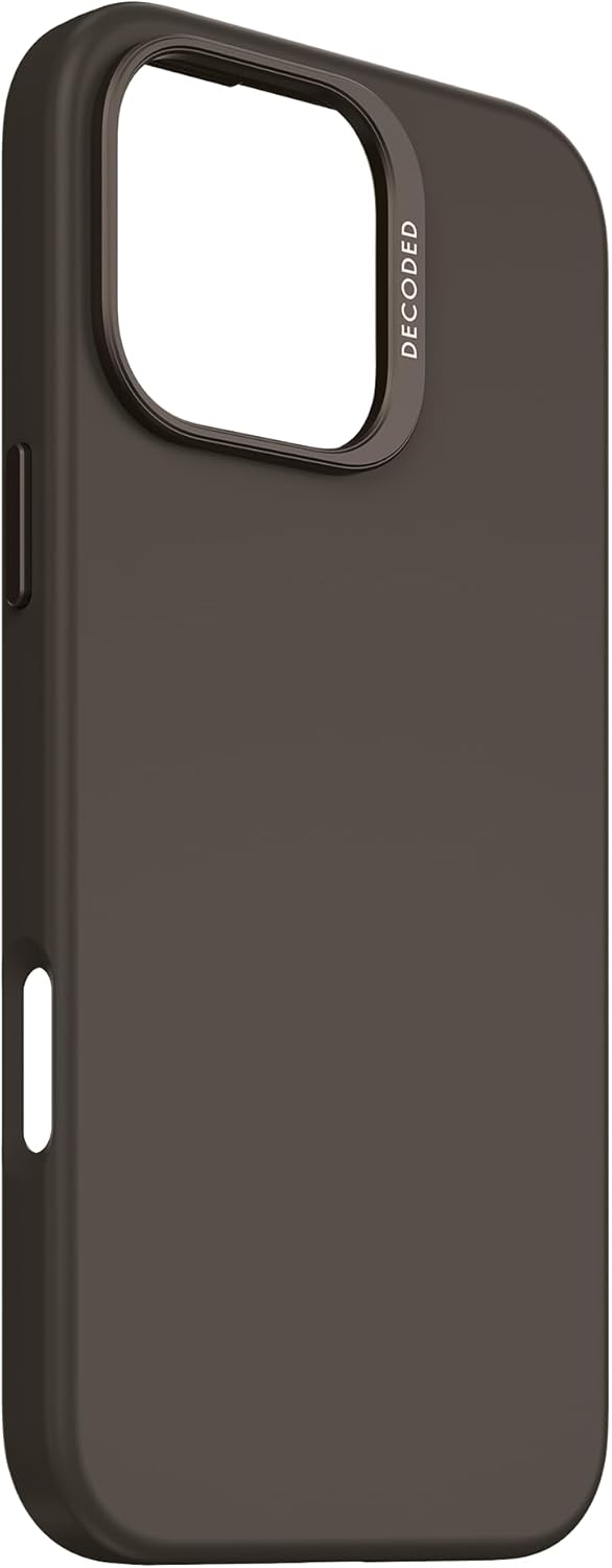 Decoded AntiMicrobial Silicone Case for iPhone 16 Pro/16 Pro MAX - Black