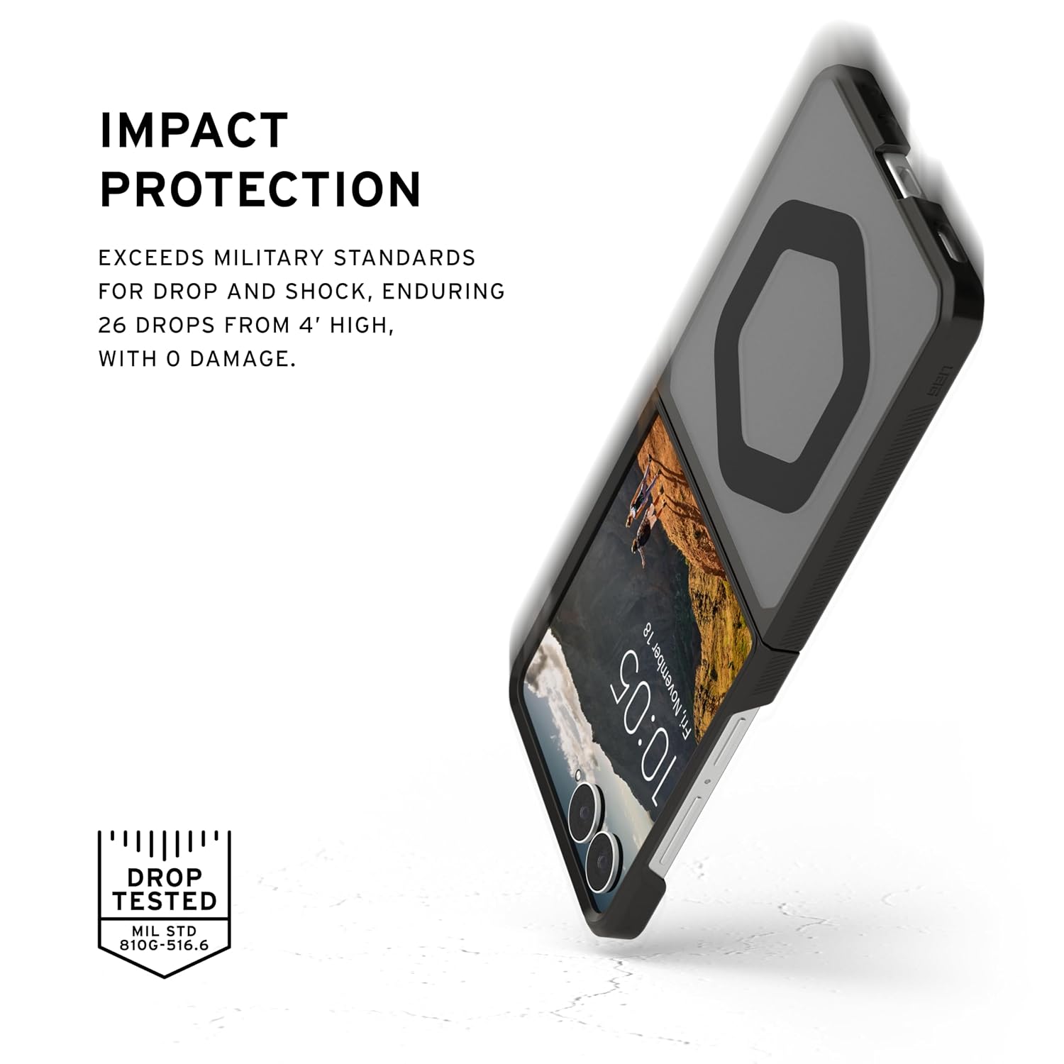 UAG Galaxy Z Flip 8 Mouve w/Magnet Case - Ash