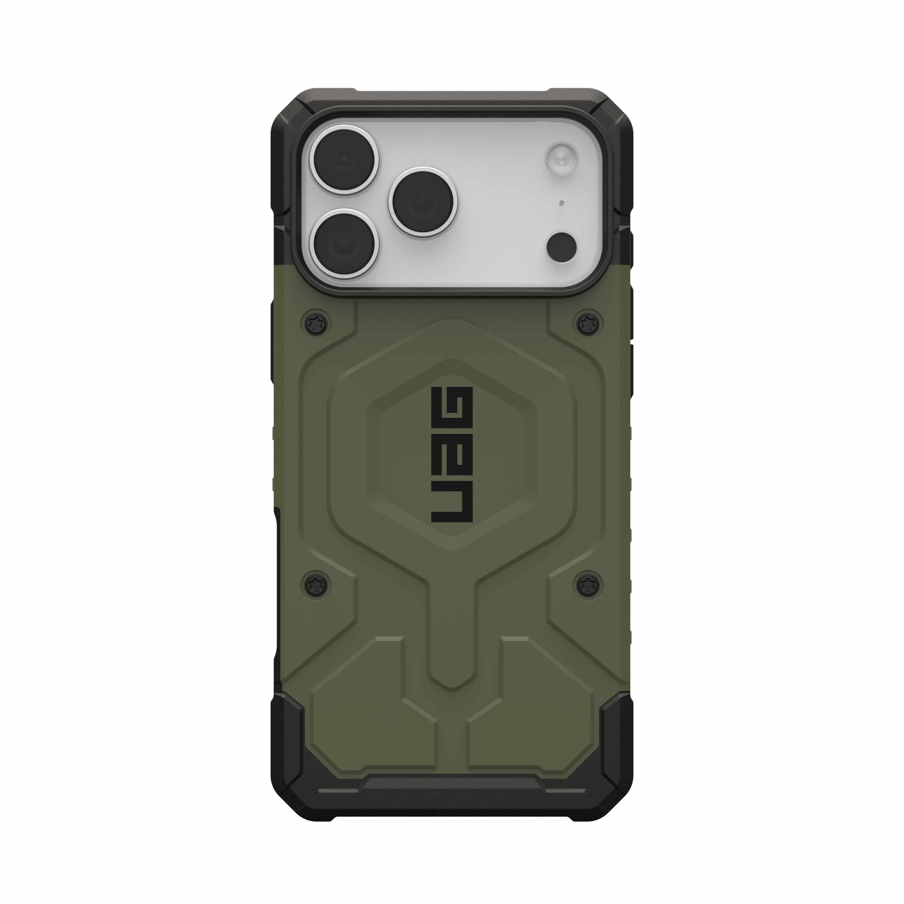 UAG iPhone 17 Pro/ 17 Pro Max Pathfinder Magsafe Case - Olive [V] - كفر حماية عالية - ايفون 17 برو / 17 بروماكس - ماغ سيف