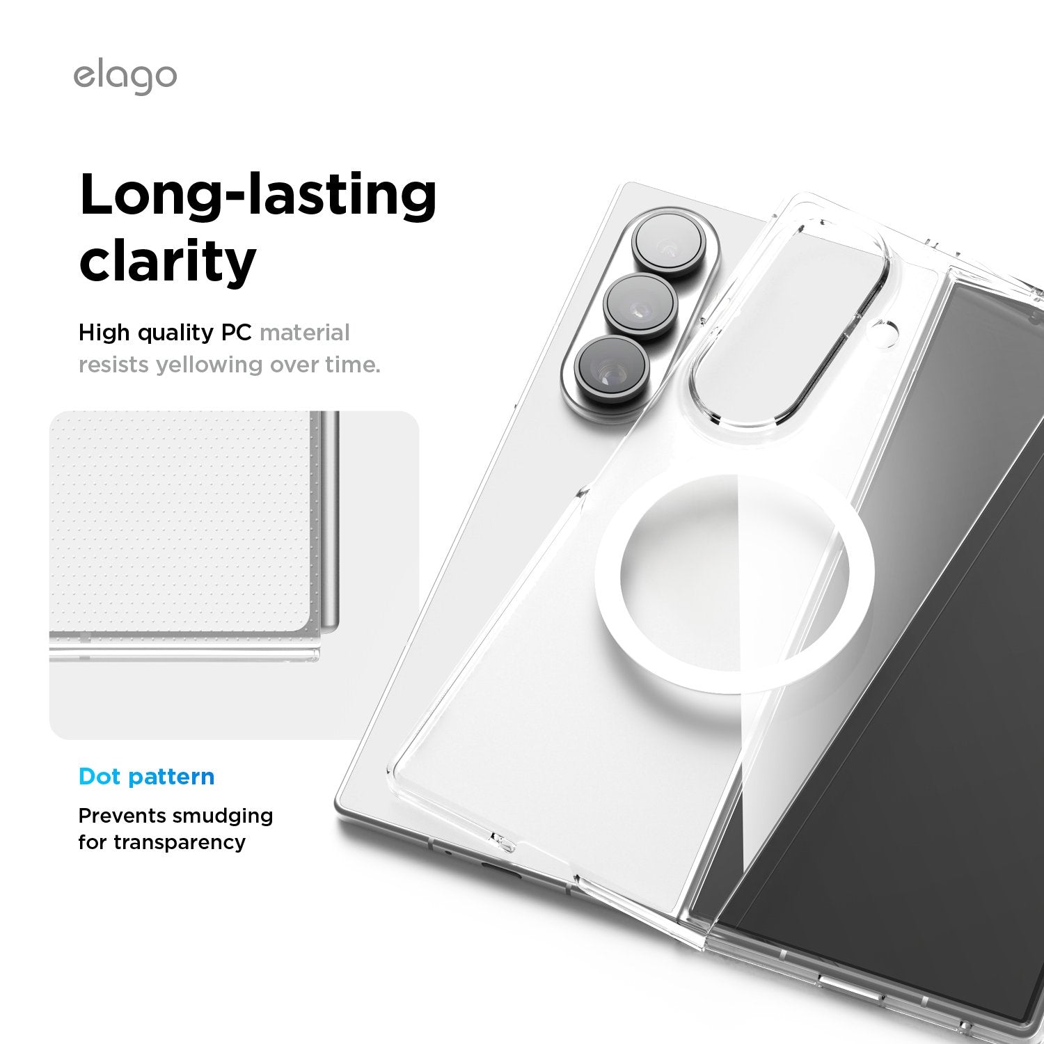 Elago Galaxy Z Fold 8 Ultra Magnetic PC Case