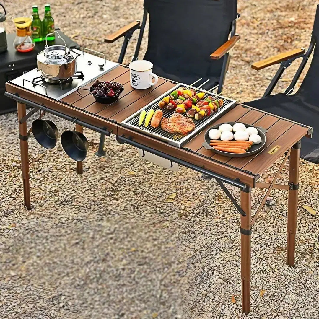 Porodo 2 in 1 Portable Cooking Station with Detachable Grill [O] - منصة الطهي المتنقلة من بورودو 2×1 مع شواية وموقد غاز - بورودو