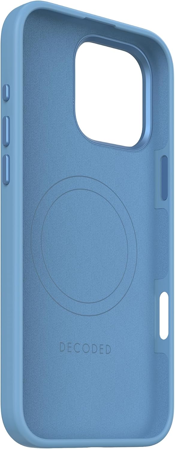 Decoded AntiMicrobial Silicone Case for iPhone 16 Pro/16 Pro MAX - Light Blue