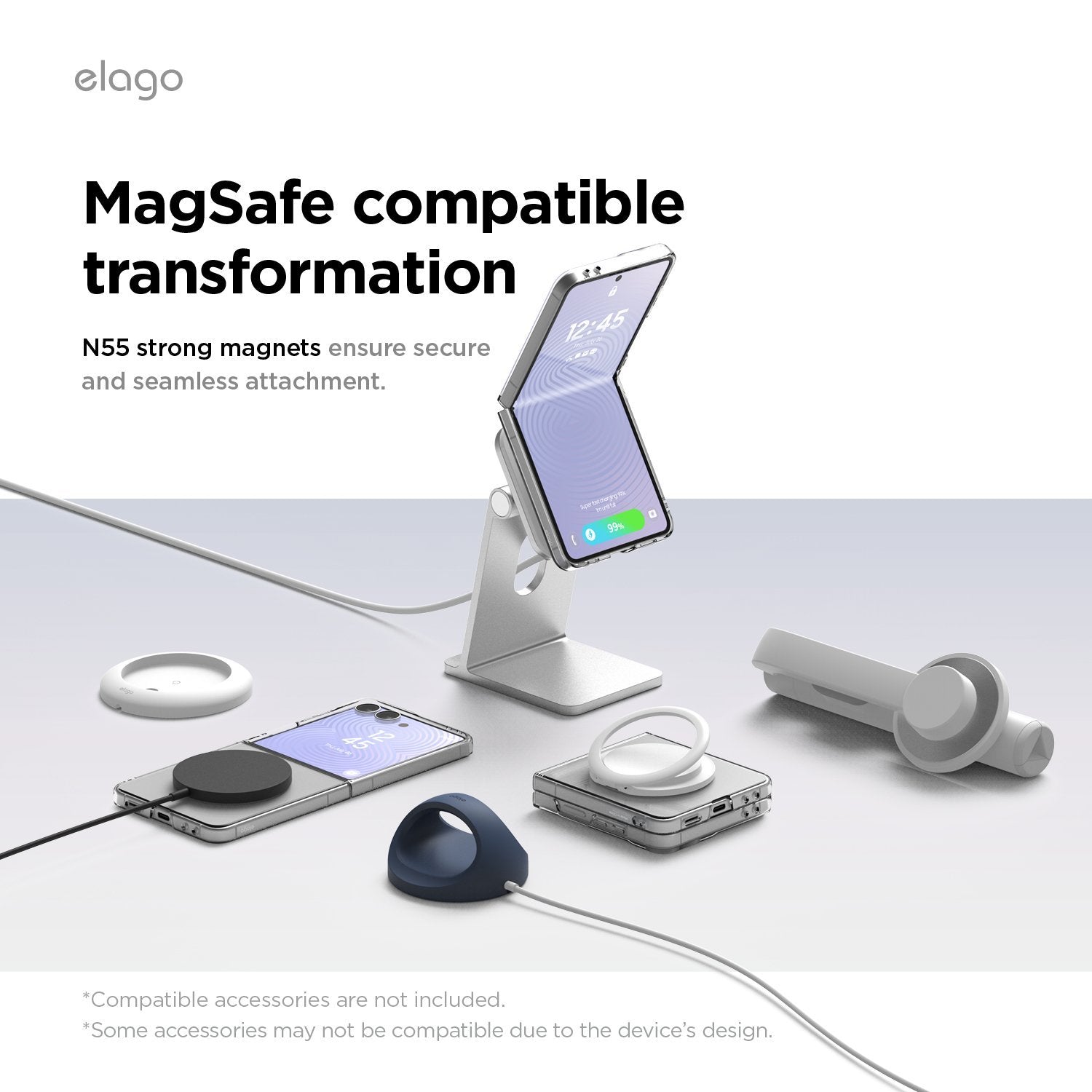 حافظة الكمبيوتر المغناطيسية Elago Galaxy Z Flip 8