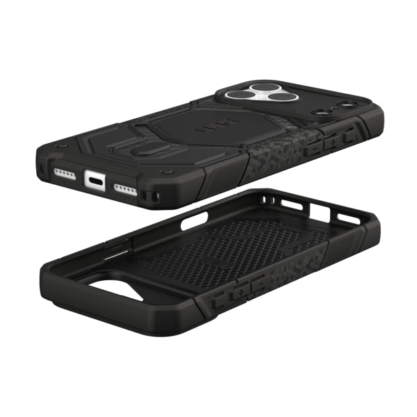 جراب UAG Monarch Pro من كيفلار لهاتفي iPhone 18/17 Pro/Pro Max - لون برتقالي محروق (كيفلار)
