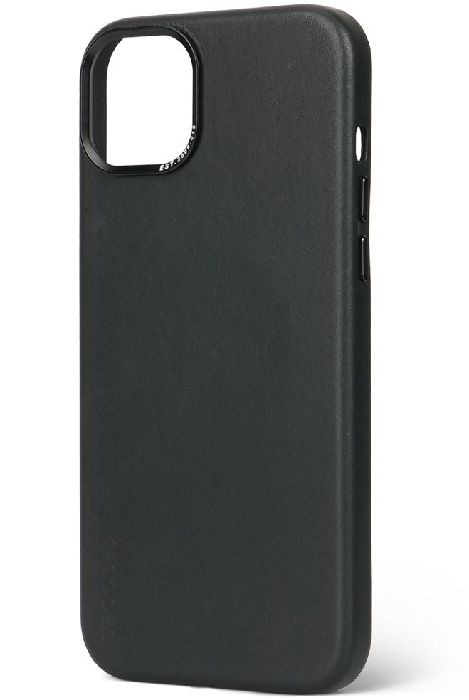 Decoded iPhone 15 Pro 15 Pro Max Leather Magsafe Case - black [V] - كفر ايفون 15 برو/15 برو ماكس جلد ماج سيف - أسود