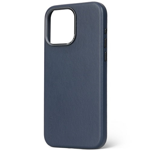 Decoded iPhone 15 Pro 15 Pro Max Leather Magsafe Case - True Navy [V] - كفر ايفون 15 برو/15 برو ماكس - جلد - ماغ سيف - أزرق داكن [V]