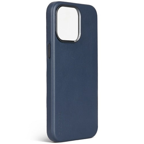 Decoded iPhone 15 Pro 15 Pro Max Leather Magsafe Case - True Navy [V] - كفر ايفون 15 برو/15 برو ماكس - جلد - ماغ سيف - أزرق داكن [V]