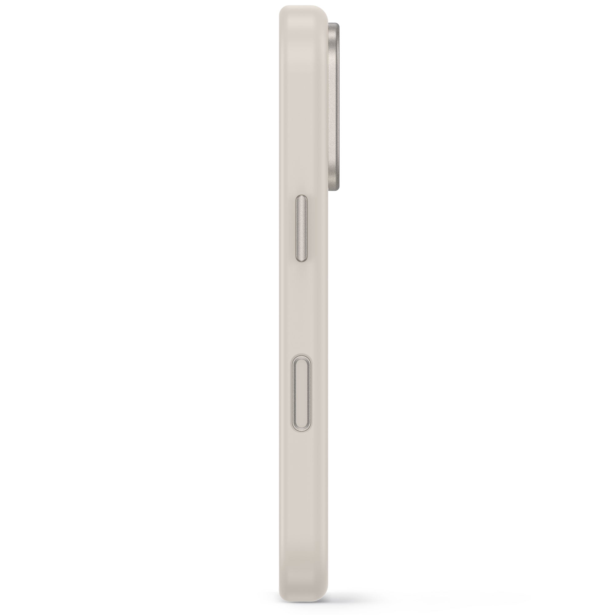 Decoded AntiMicrobial Silicone Backcover for iPhone 18/17 Pro/Pro Max case - Pebble Grey