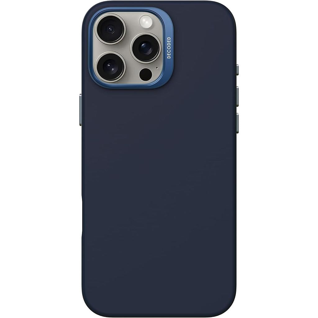 Decoded AntiMicrobial Silicone Case for iPhone 16 Pro/16 Pro MAX - Navy