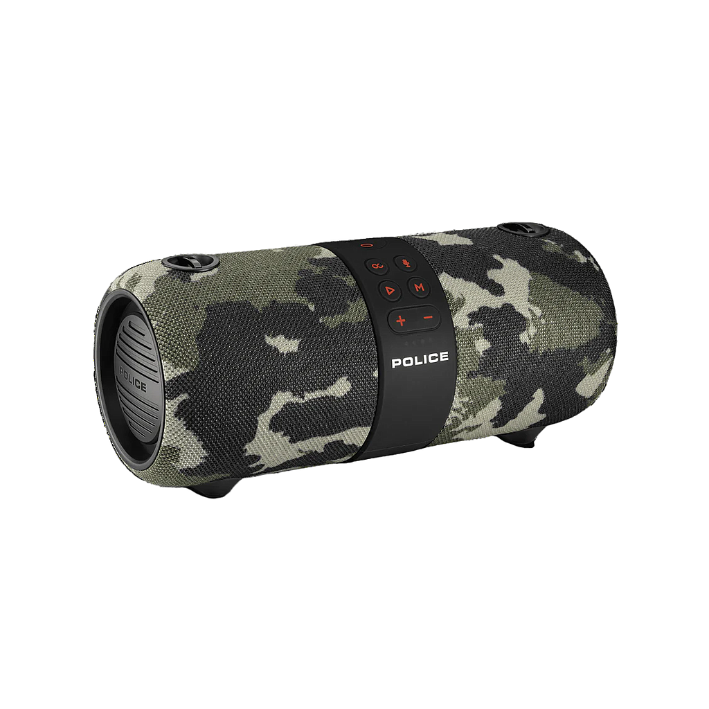 Police Portable Speaker - Green [V] - سبيكر مكبر صوت - بوليس - كفالة 12 شهر