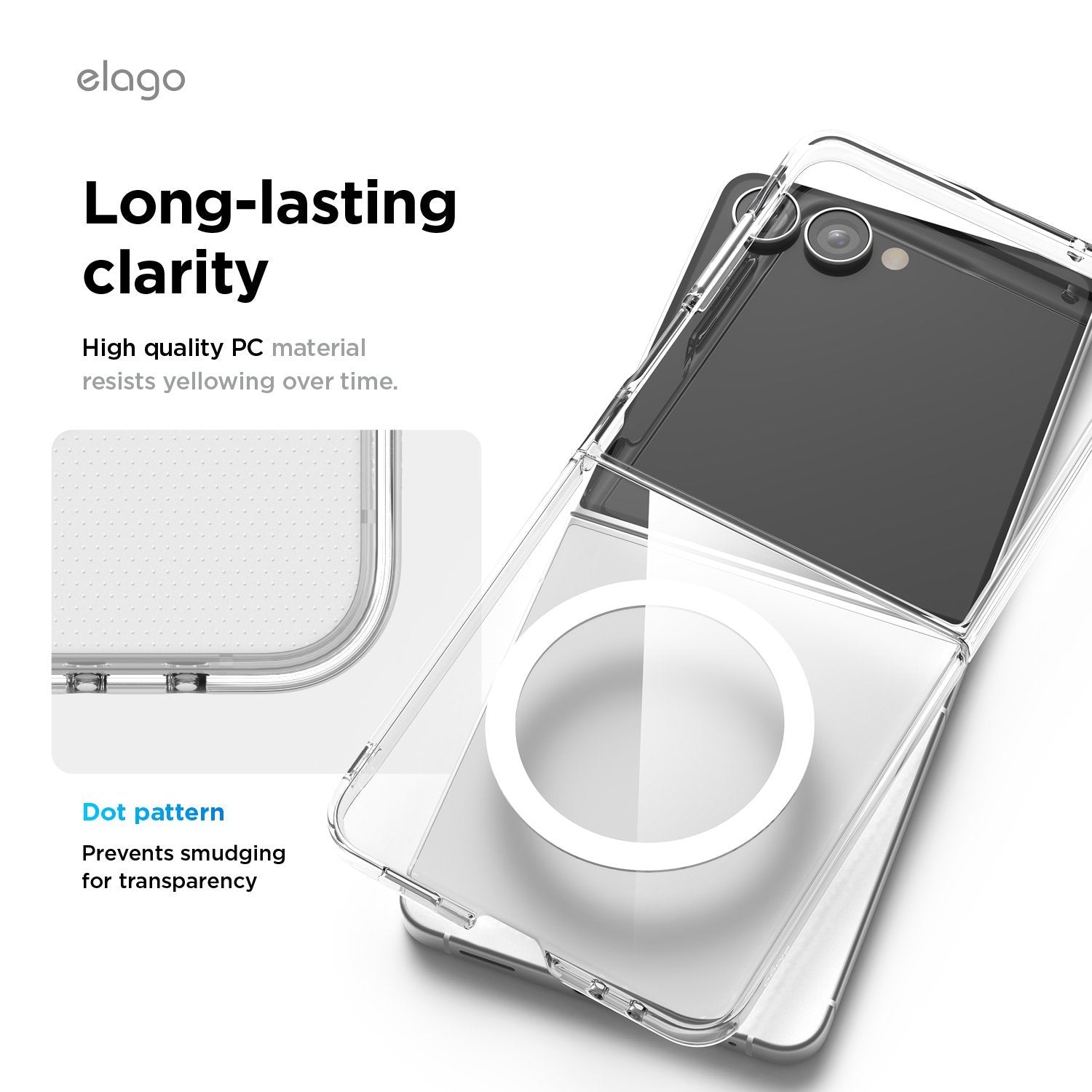 حافظة الكمبيوتر المغناطيسية Elago Galaxy Z Flip 8
