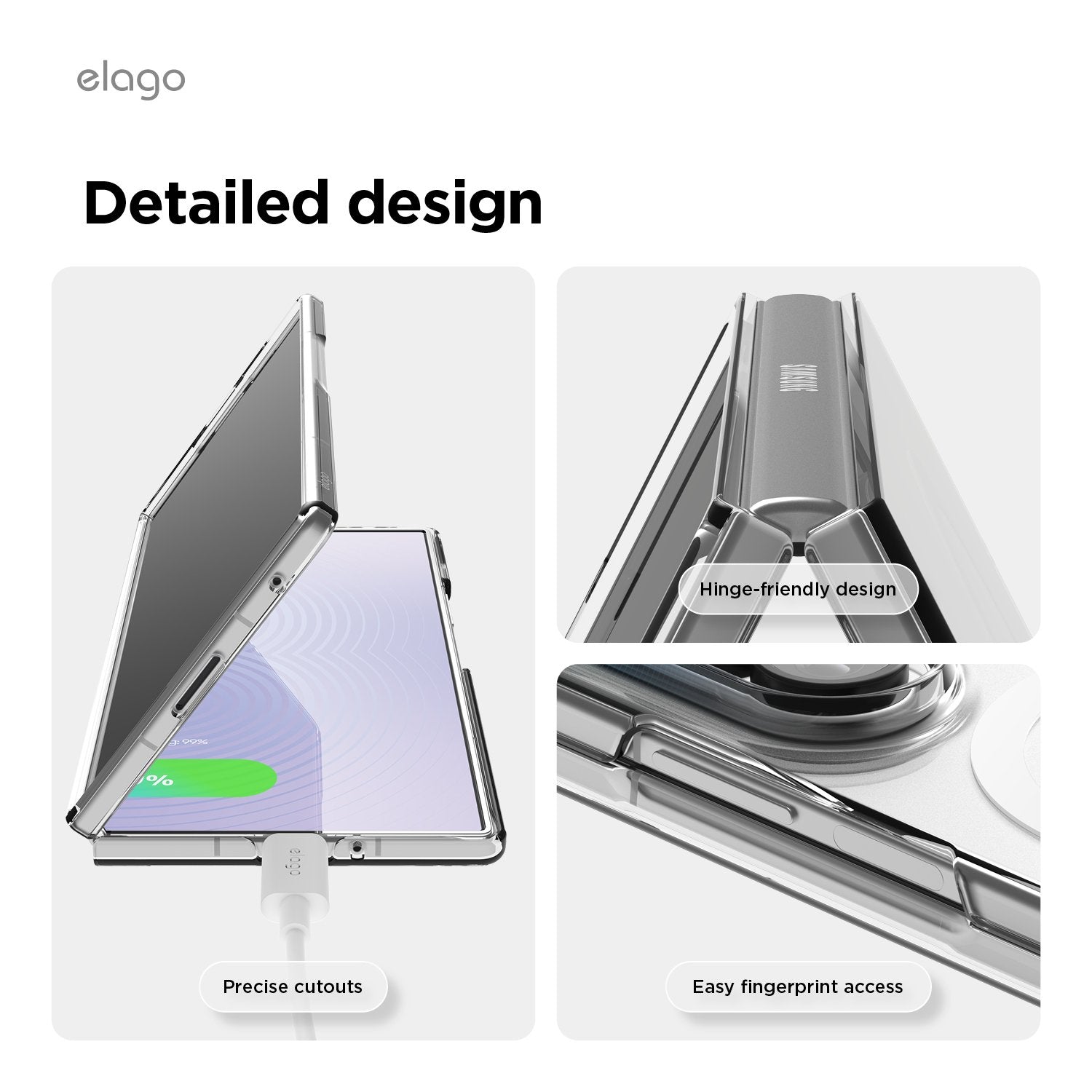 Elago Galaxy Z Fold 8 Ultra Magnetic PC Case
