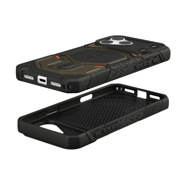 UAG iPhone 18/17 Pro/Pro Max Monarch Pro Kevlar Case - Kevlar Element Green