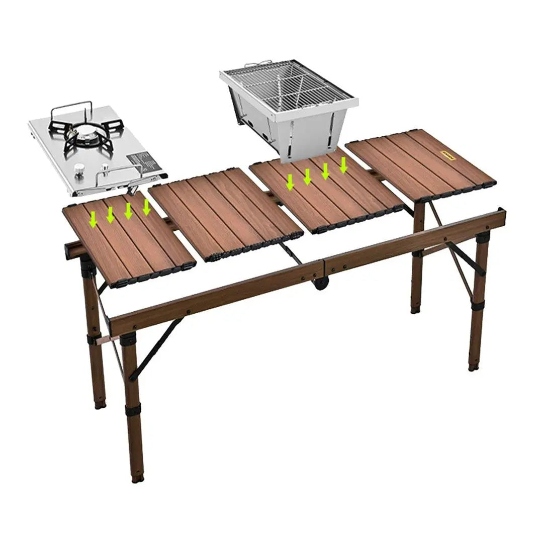 Porodo 2 in 1 Portable Cooking Station with Detachable Grill [O] - منصة الطهي المتنقلة من بورودو 2×1 مع شواية وموقد غاز - بورودو