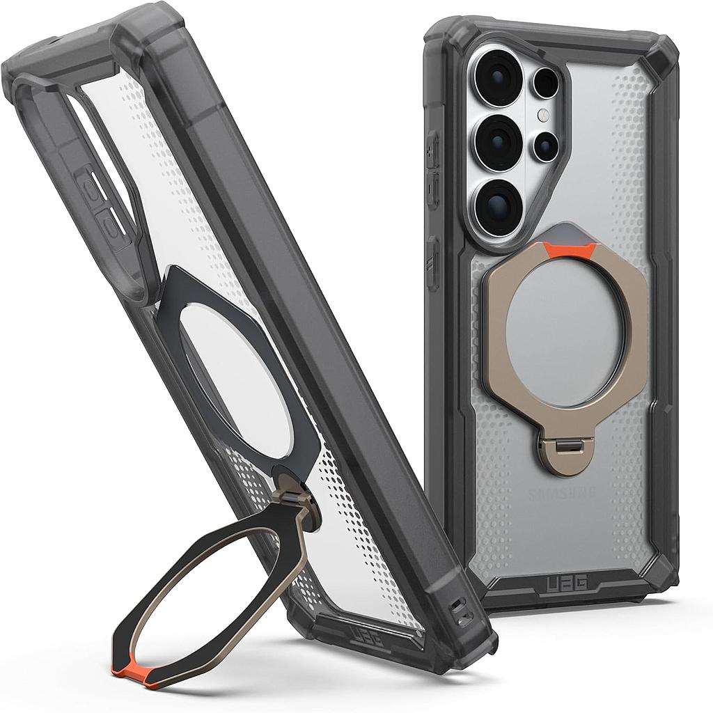 UAG Samsung Galaxy S26 Ultra Plasma XTE 360 w/Magnet Case - Ash [V] -  S26 كفر جلاجسي  - حماية عالية - ماغ سيف - مسكه + ستاند - سامسونج ألتر