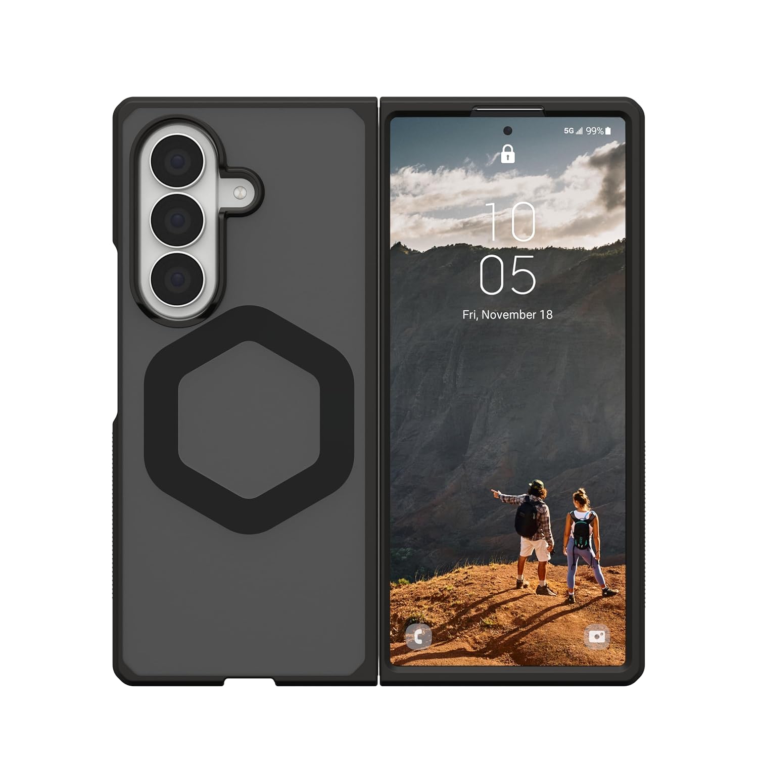 UAG Galaxy Z Fold 8 Ultra Mouve w/Magnet Case - Ash