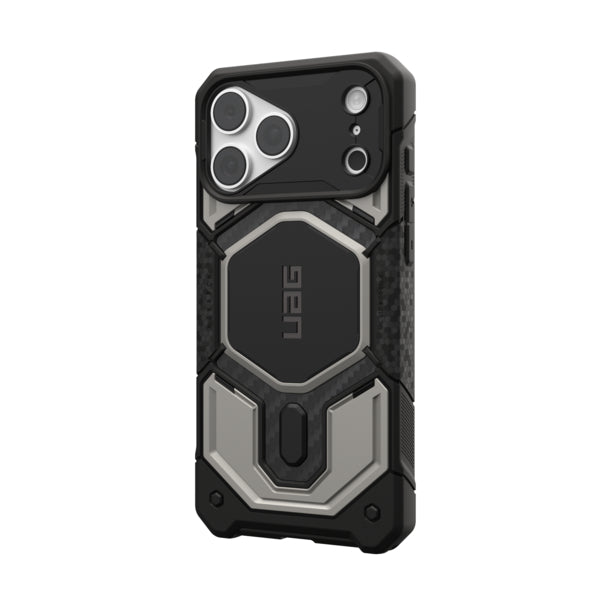 جراب UAG Monarch Pro من كيفلار لهاتفي iPhone 18/17 Pro/Pro Max - لون برتقالي محروق (كيفلار)