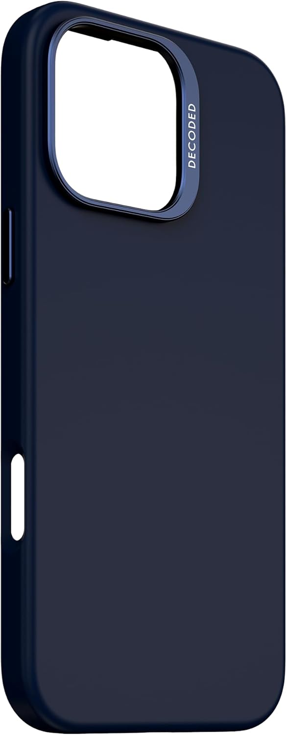 Decoded AntiMicrobial Silicone Case for iPhone 16 Pro/16 Pro MAX - Navy