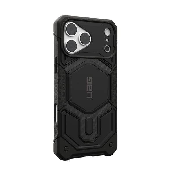 جراب UAG Monarch Pro من كيفلار لهاتفي iPhone 18/17 Pro/Pro Max - لون برتقالي محروق (كيفلار)