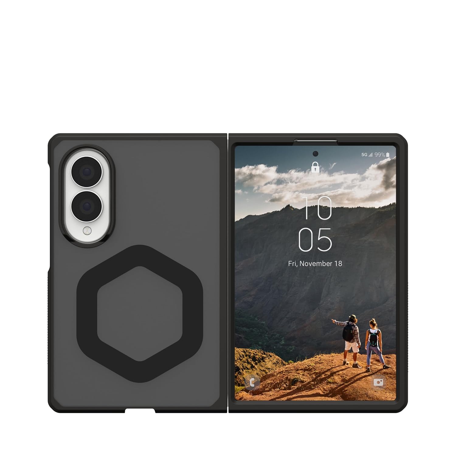 UAG Galaxy Z Fold 8 Mouve w/Magnet Case - Ash