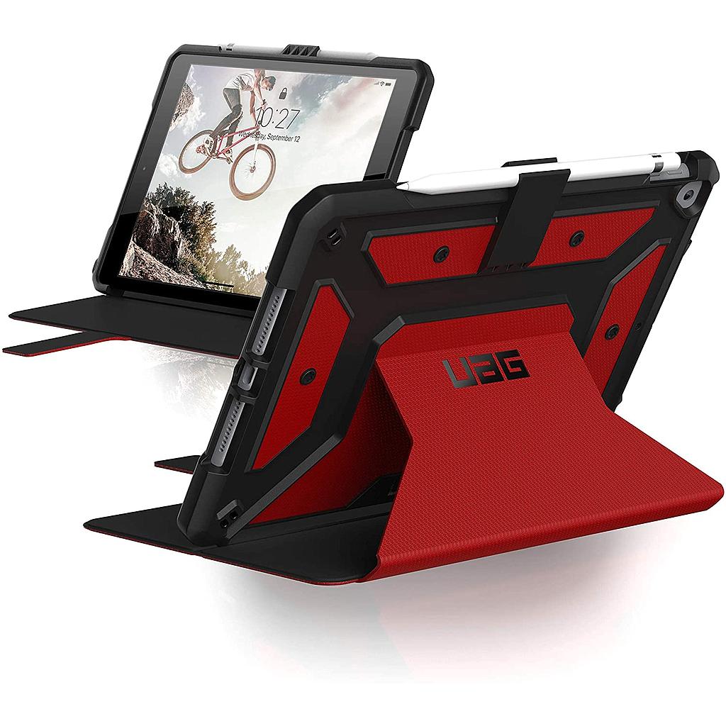 UAG iPad 10.2/10.5" (7th, 8th & 9th Gen) Metropolis Case - Magma [V] - كفر ايباد حماية عاليه