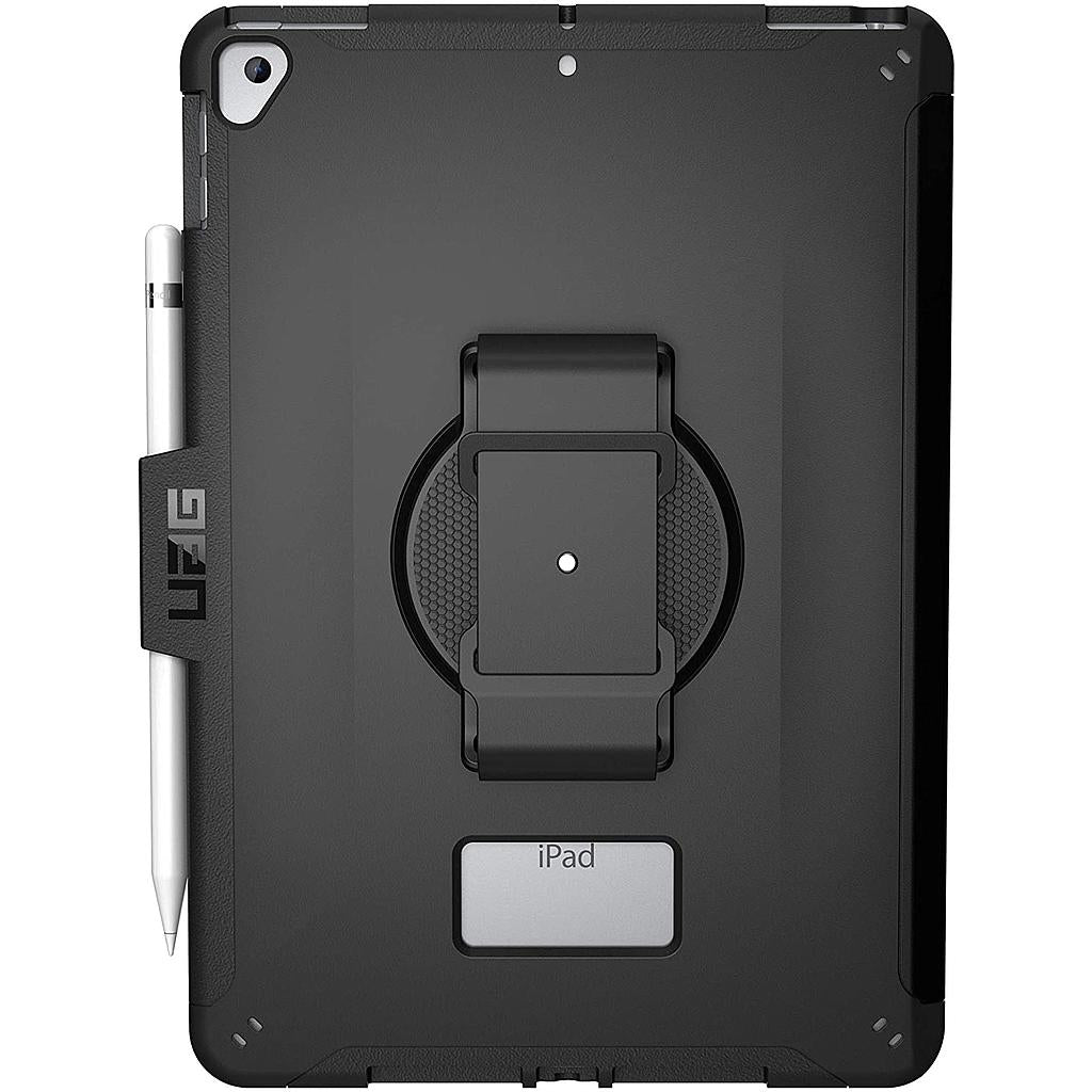 UAG Apple iPad 10.2/10.5" (7th, 8th & 9th Gen)with Handstrap [V] - كفر ايباد حماية عالية + ستاند + مكان للقلم + مسكة يد