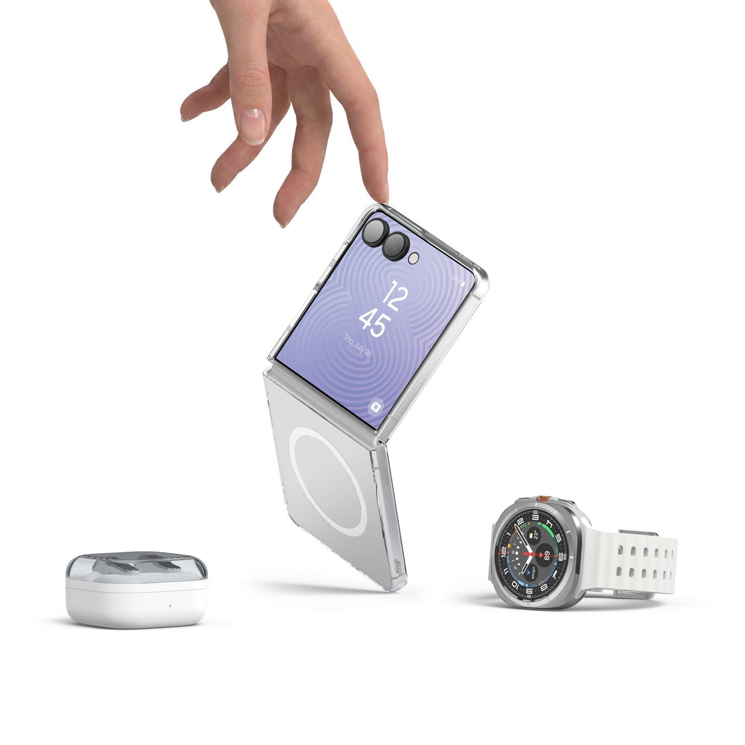حافظة الكمبيوتر المغناطيسية Elago Galaxy Z Flip 8