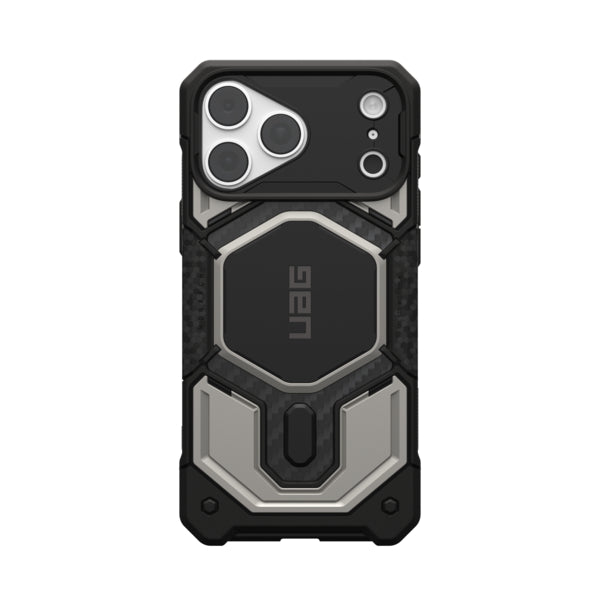 جراب UAG Monarch Pro من كيفلار لهاتفي iPhone 18/17 Pro/Pro Max - لون برتقالي محروق (كيفلار)