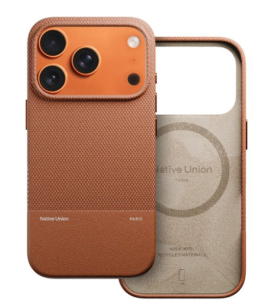 Native Union iPhone 17 Pro/Pro Max (RE)Classic Case - Tan [V] - كفر حماية عالية - ايفون 17 برو / 17 بروماكس - ماغ سيف