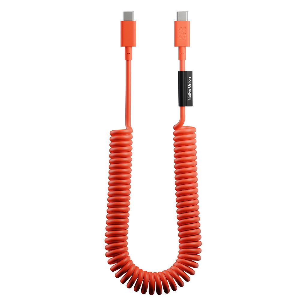 Native Union POP CABLE XL type C-C 2.4M 60W - Alarm Red