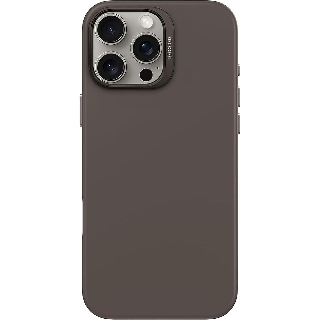 Decoded AntiMicrobial Silicone Case for iPhone 16 Pro/16 Pro MAX - Black