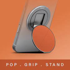 Uniq Grivix Classic 360 Magnetic Mount With Grip-Stand - Flame Orange