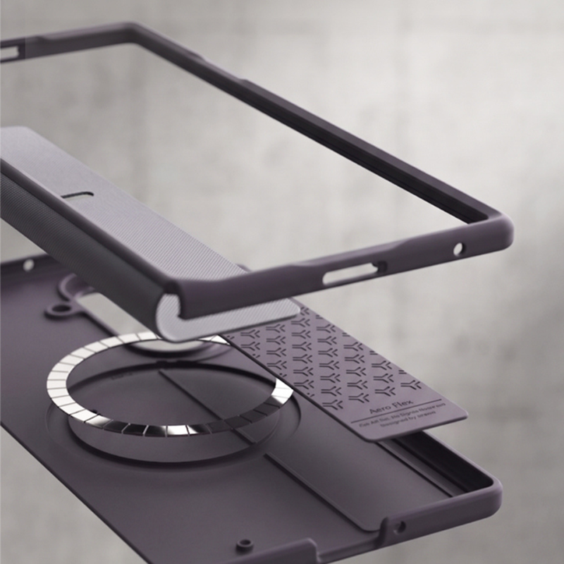 Araree Aero Flex Magsafe Cover For Z Fold 8 Ultra - Violet
