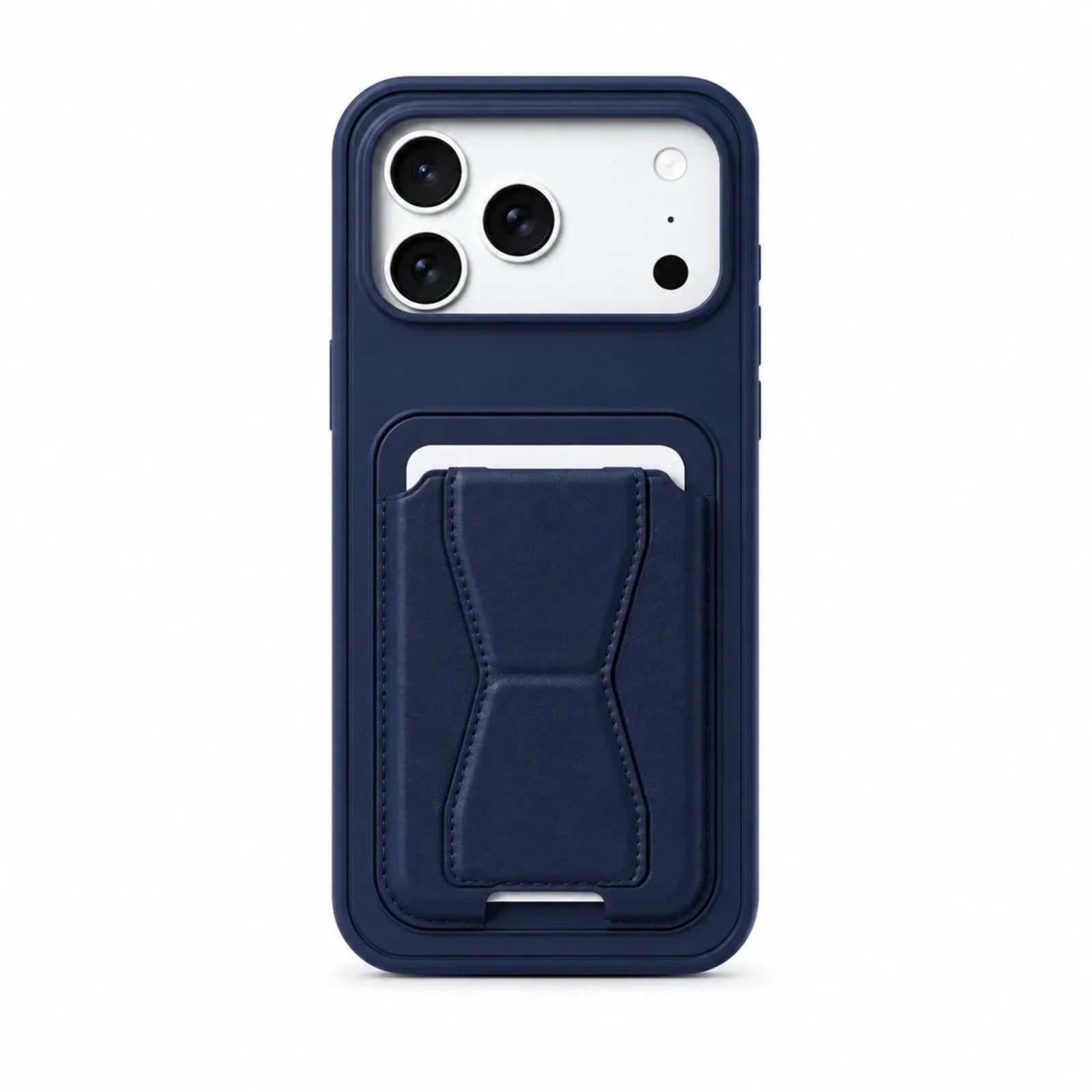 VIP iPhone Case - Stand and Wallet Function - Wallet Case Blue [H] - كفر مقاوم للصدمات + ستاتند + مغناطيس - محفظة