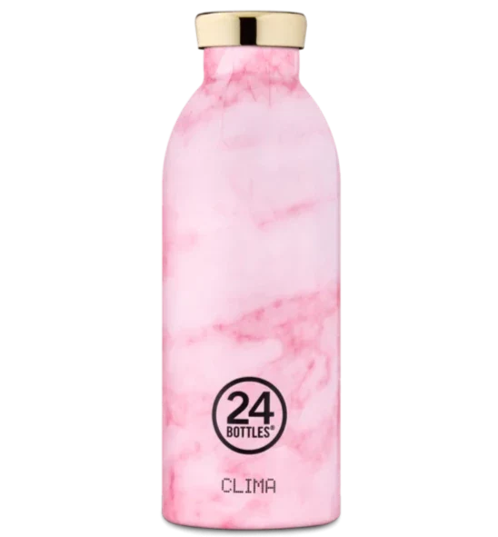 24Bottles Clima 850ml - Pink Marble [F] - مطارة حافظة للحرارة