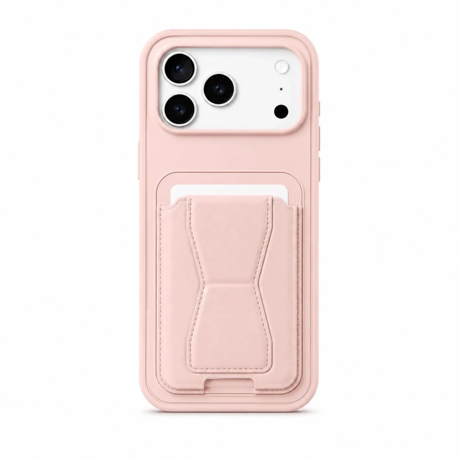 VIP iPhone Case - Stand and Wallet Function - Wallet Case Pink [H] - كفر مقاوم للصدمات + ستاتند + مغناطيس - محفظة