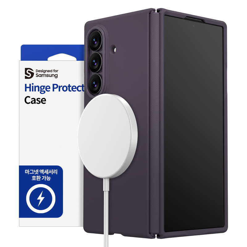 Araree Duple 360 Magsafe Cover For Z Fold 8 Ultra-Clear Violet